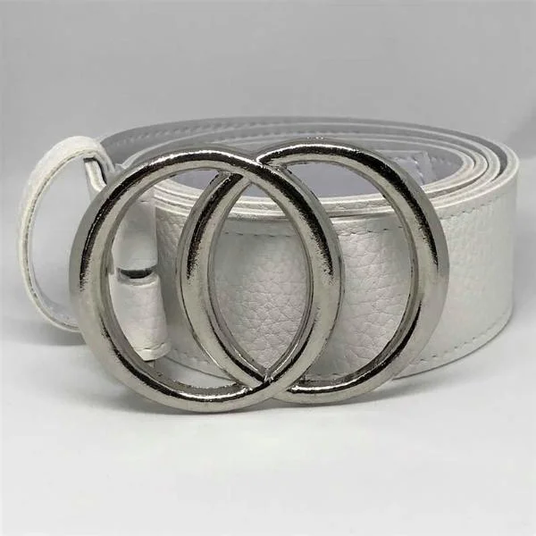 Cinto 48 Doble ojal blanco (35mm)