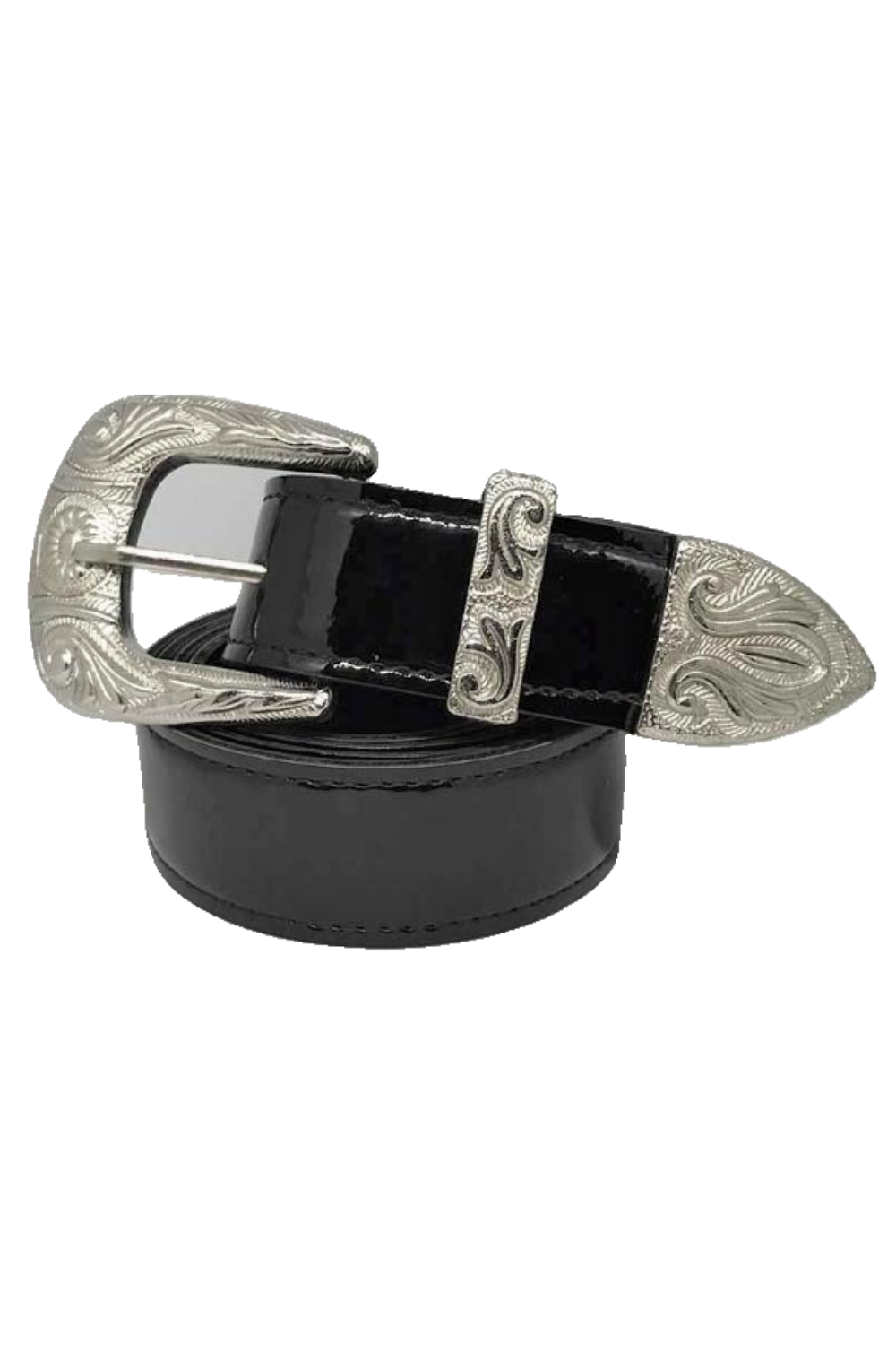 Cinto 26 Texano Charol Negro (30mm)