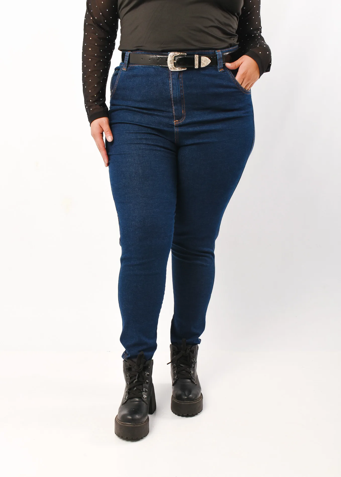 Alternative view of 26500 JEANS CHUPIN ELASTIZADO