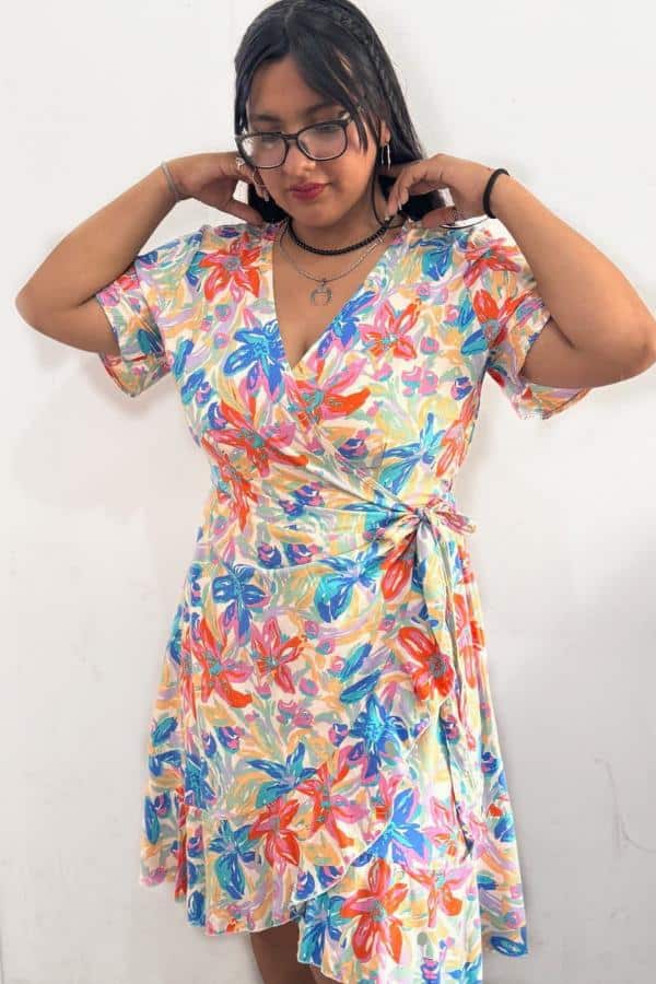 14006 VESTIDO DE FIBRANA