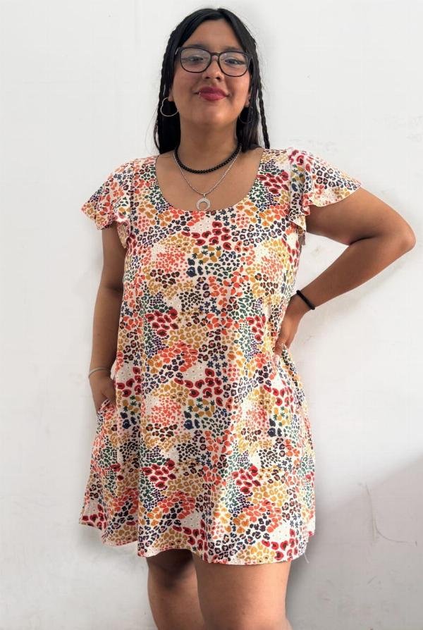 14004 VESTIDO DE FIBRANA