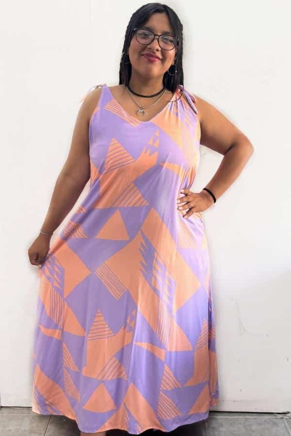 14012 VESTIDO DE FIBRANA