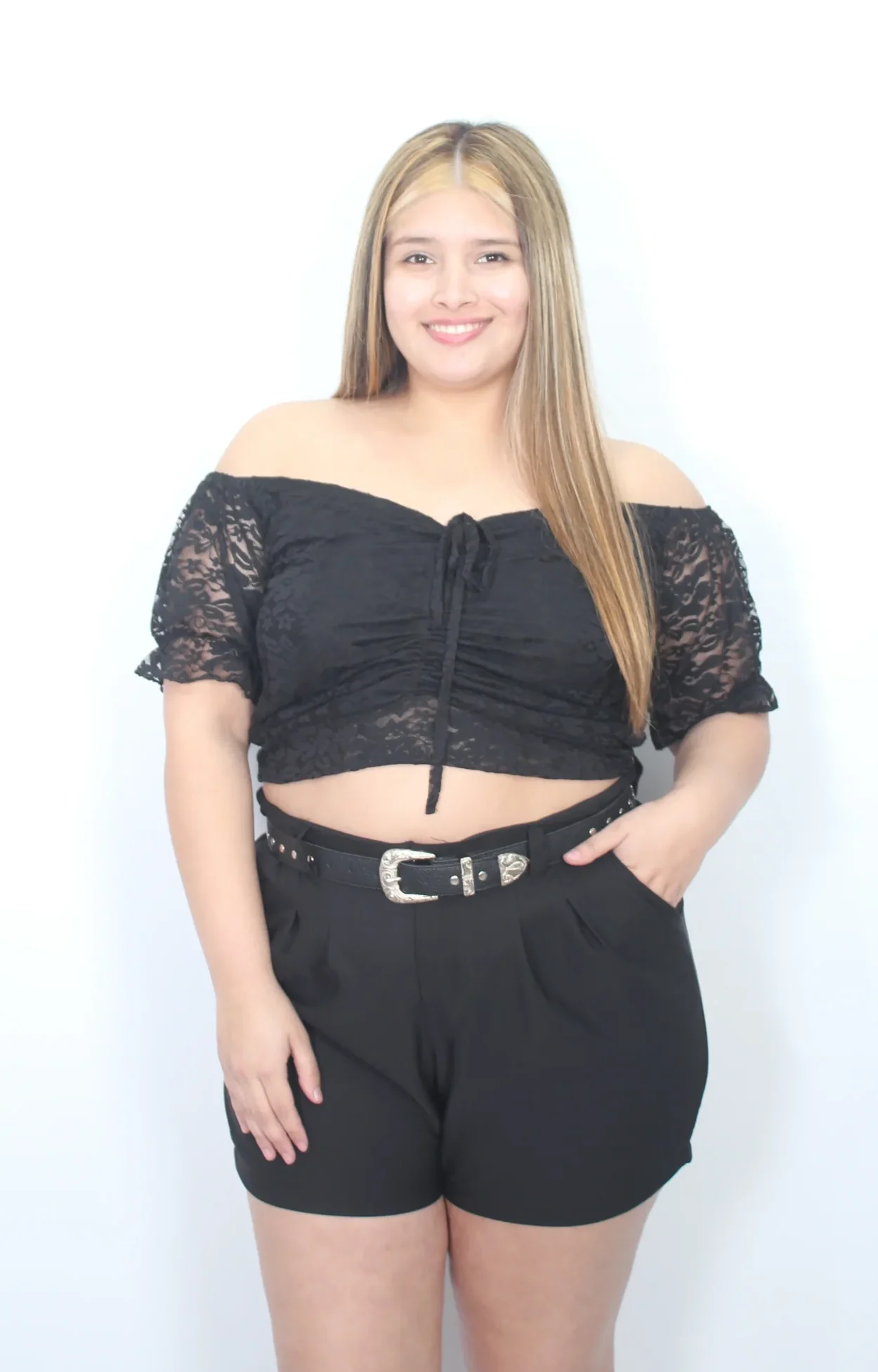 1502 REMERA DE ENCAJE - Imagen 3