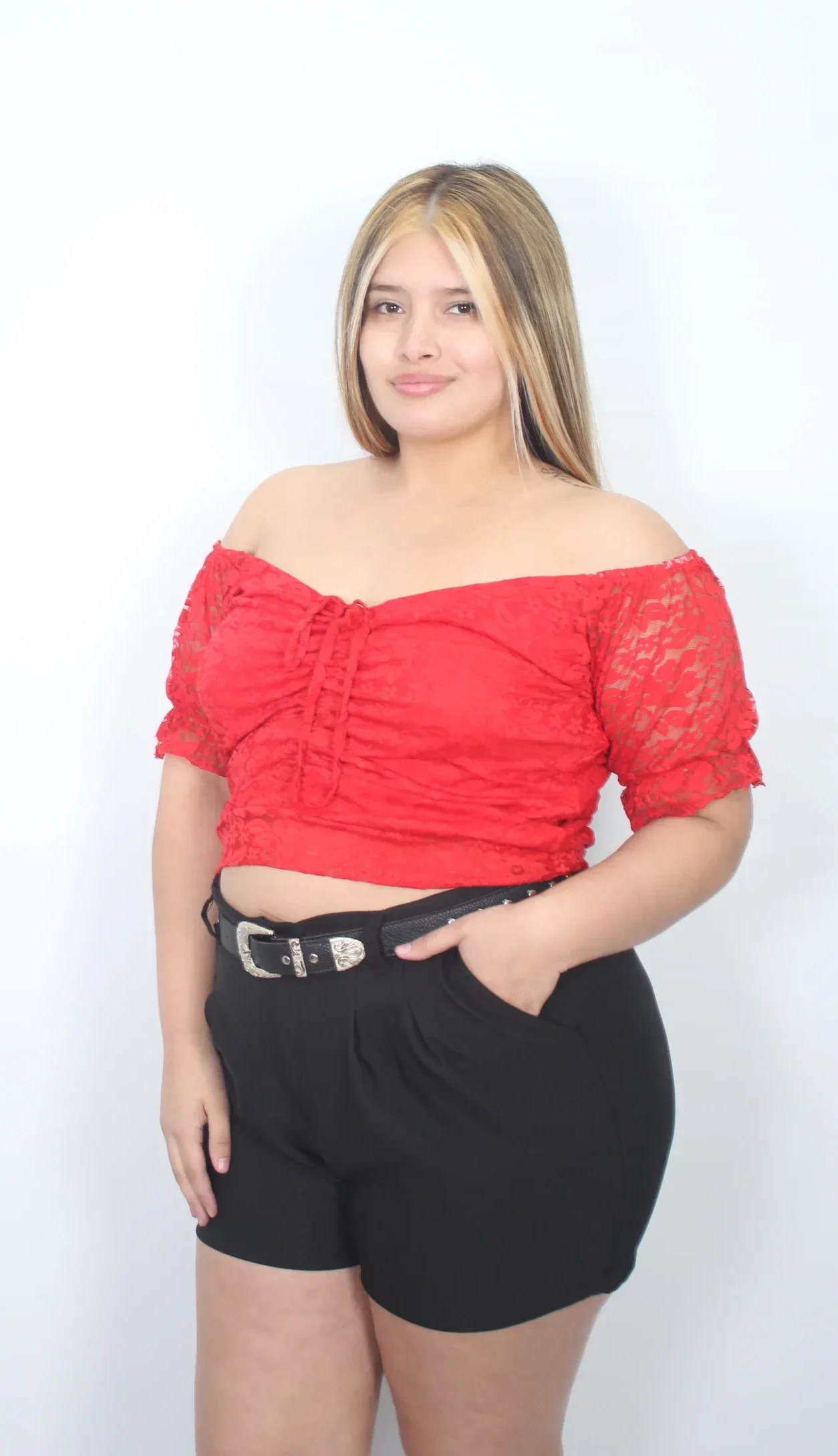 1502 REMERA DE ENCAJE - Imagen 4