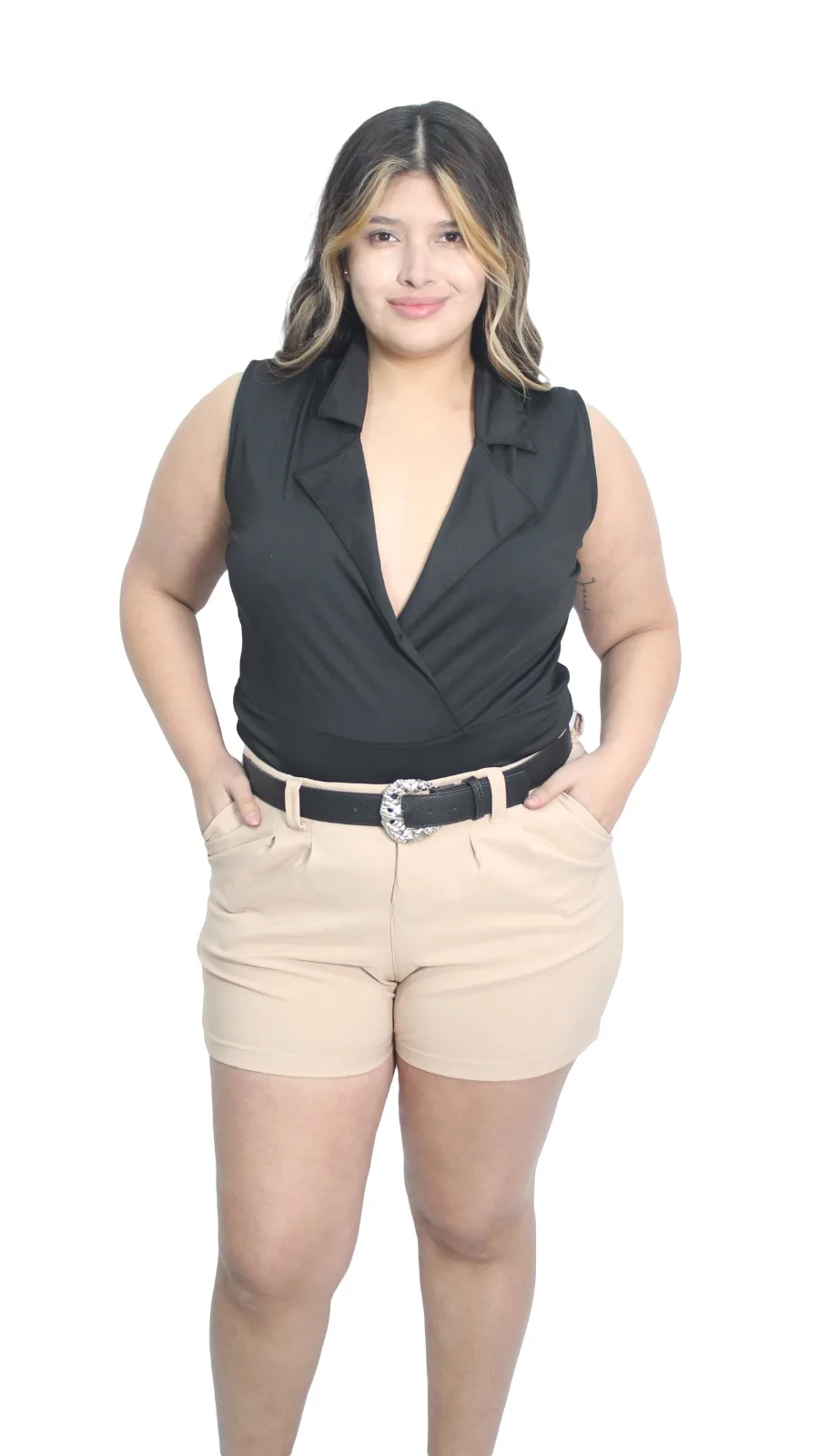 2537 BODY DE LYCRA CHOMBA
