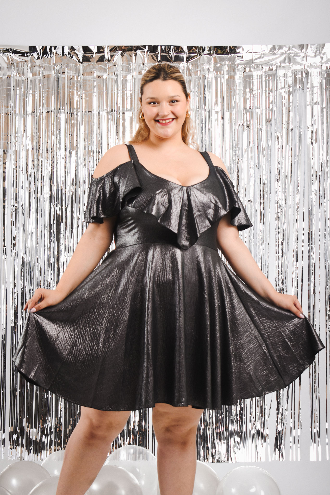 14008 VESTIDO DE LUREX