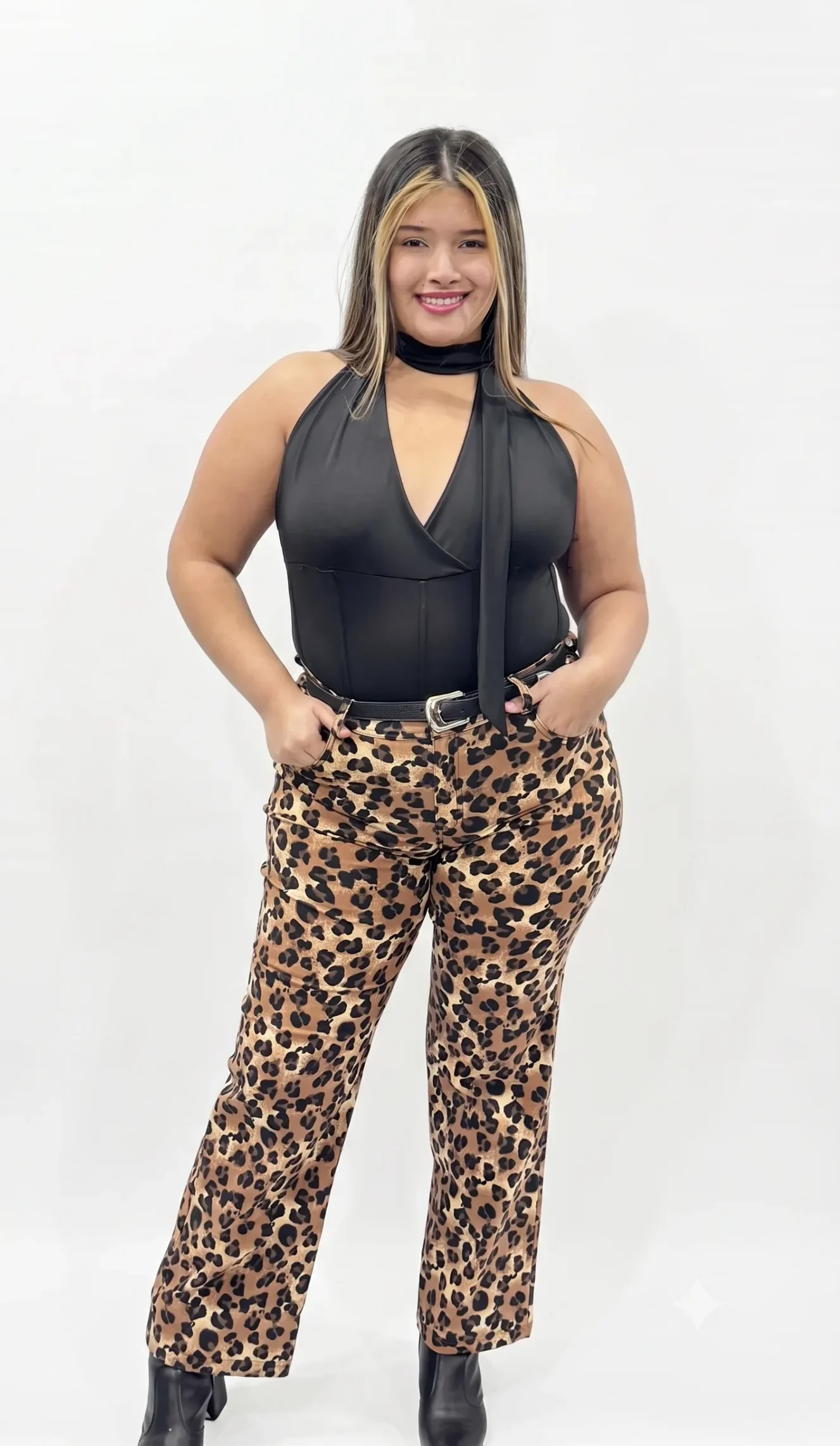 6518 PANTALON WIDE LEG DE BENGALINA