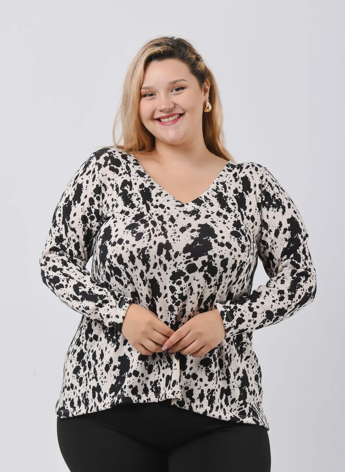 1584 Remera de lanilla evasé