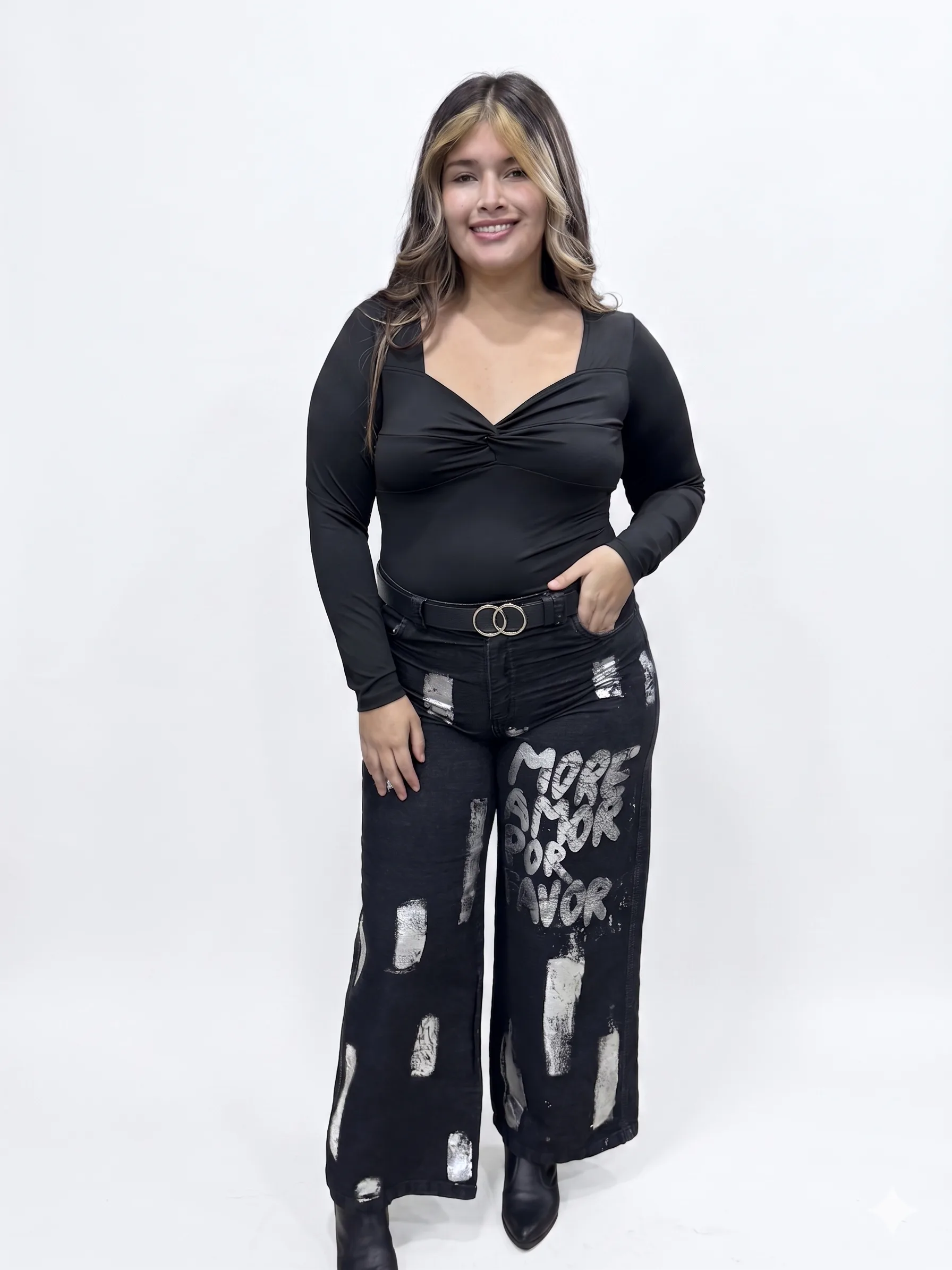 26503 Pantalón Wide Leg