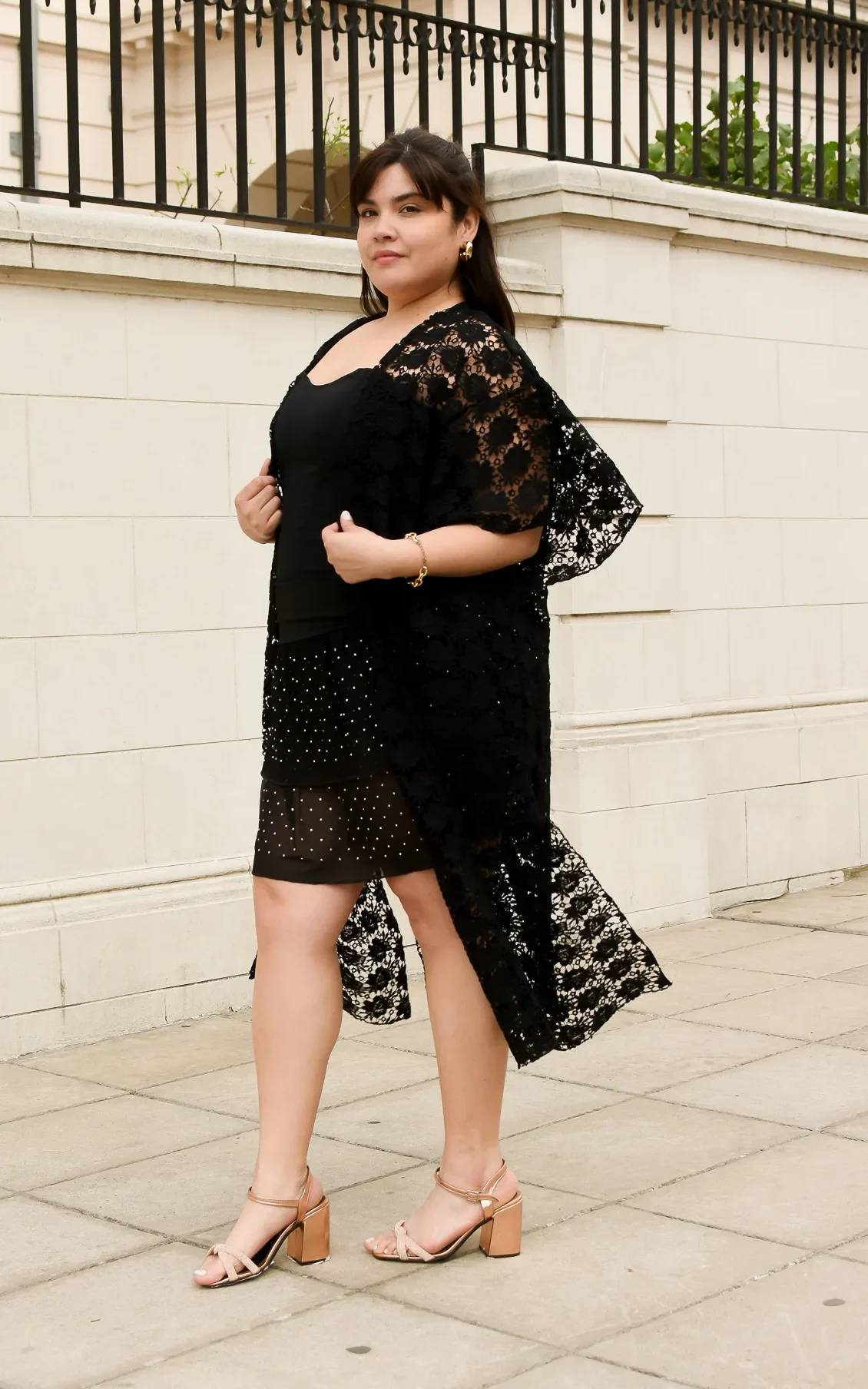 Alternative view of 10016 Kimono de encaje