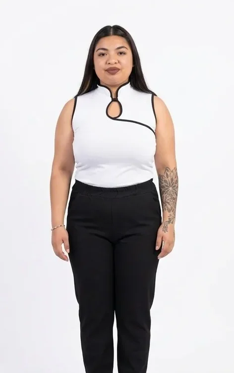 1625 Remera Tokio Liso de Lycra - Imagen 3